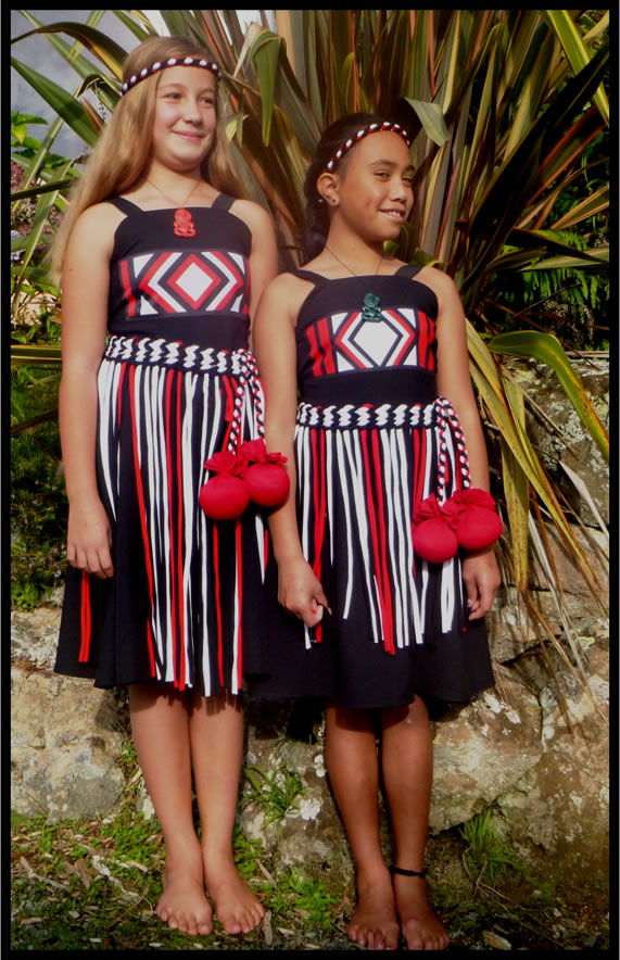 Maori kapa haka dress